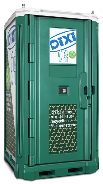 Außenansicht DIXI Klo - DIXI GREEN