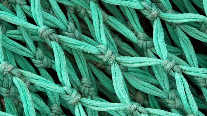 Grünes Fischernetz