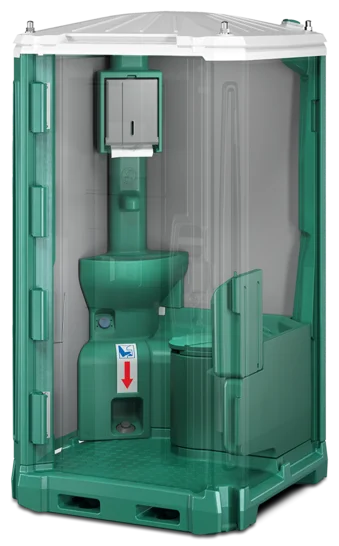 Innenansicht DIXI Klo - DIXI GREEN