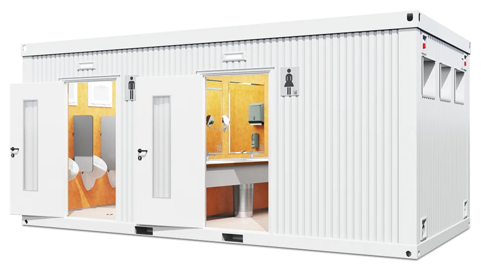 Außenansicht Premium-WC-Container