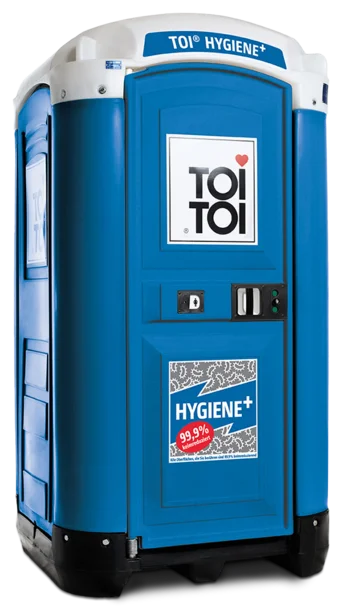 Außenansicht Toilettenkabine TOI HYGIENE+