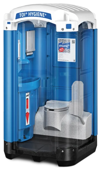 Innenansicht Toilettenkabine TOI HYGIENE+