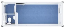 Raumcontainer von oben