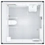 Grundriss barrierefreier WC-Container