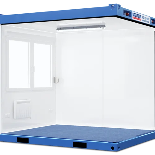 Raumcontainer von Außen (mit offenen Wänden)