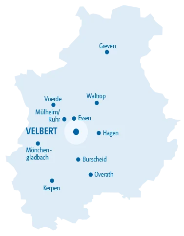 Unsere Standorte in Velbert (Düsseldorf)