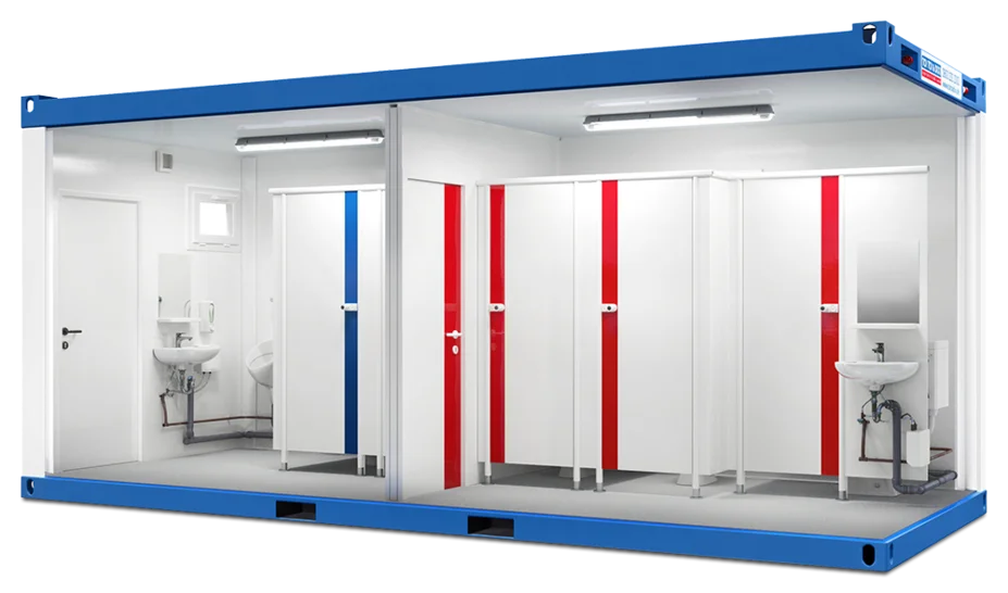 Innenansicht WC-Container