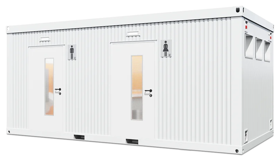Außenansicht Premium-WC-Container