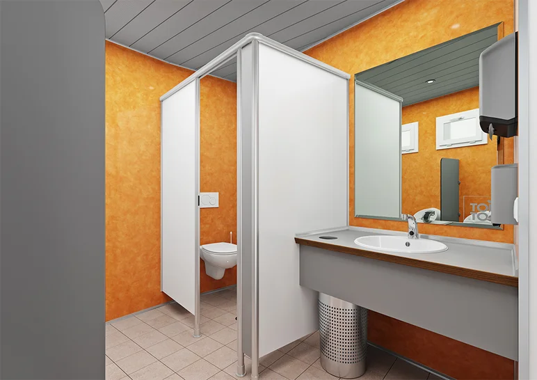 Innenansicht Premium-WC-Container