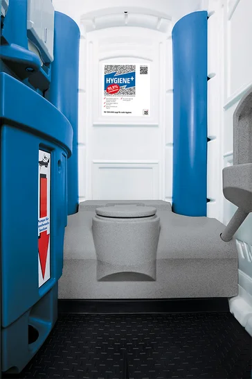 Innenansicht Toilettenkabine TOI HYGIENE+