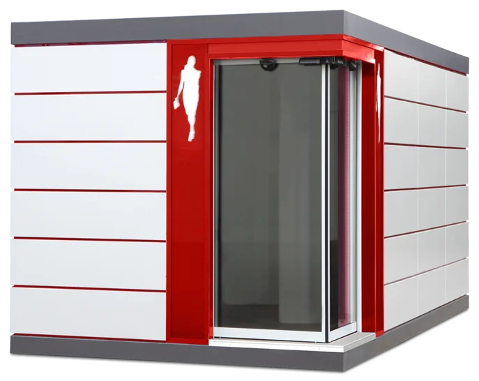 Außenansicht Premium-WC-Container Damen