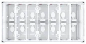 Grundriss großer WC-Container