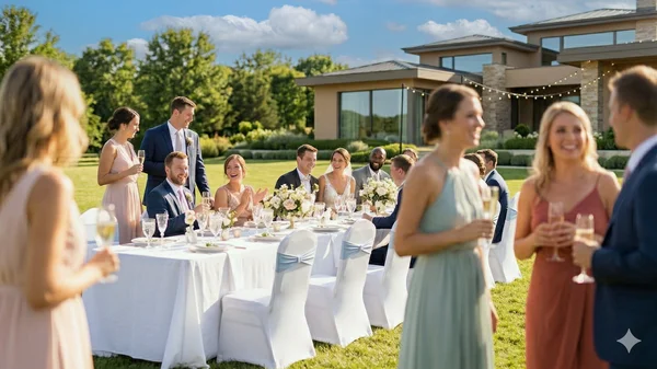 Private Gartenparty