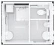 Grundriss kleiner WC-Container
