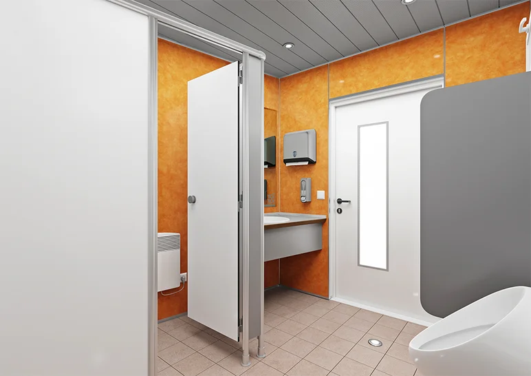 Innenansicht Premium-WC-Container