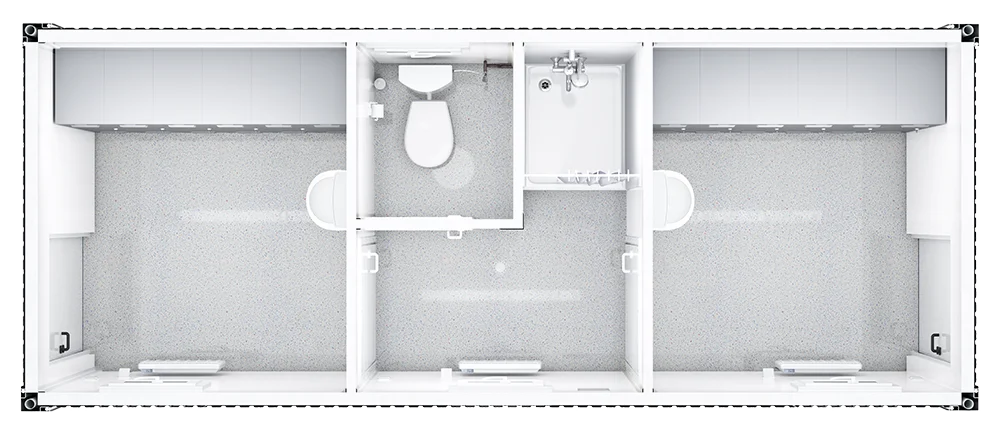 Grundriss Sanitärcontainer
