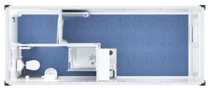 Raumcontainer von oben