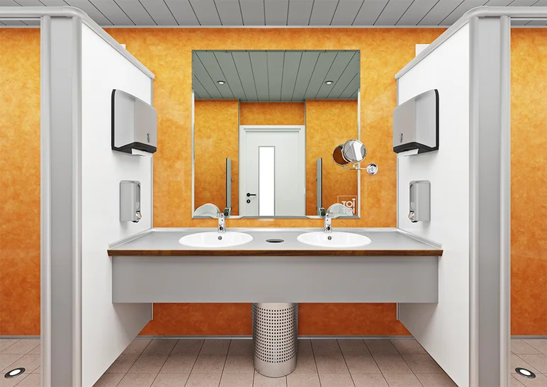 Innenansicht Premium-WC-Container