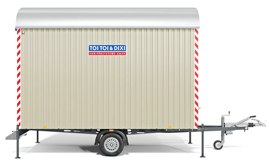 Außenansicht Bauwagen