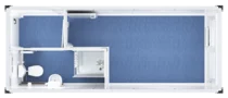 Raumcontainer von oben