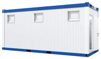 Außenansicht Sanitärcontainer