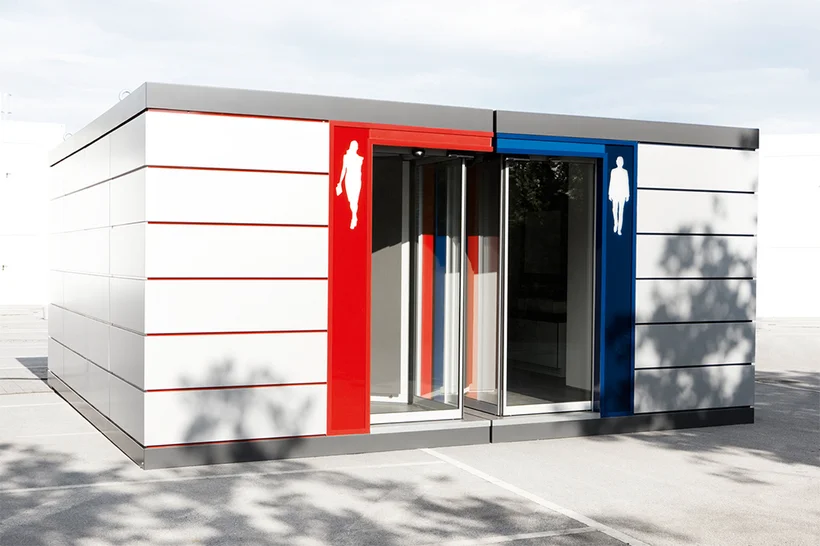 Außenansicht Premium-WC-Container