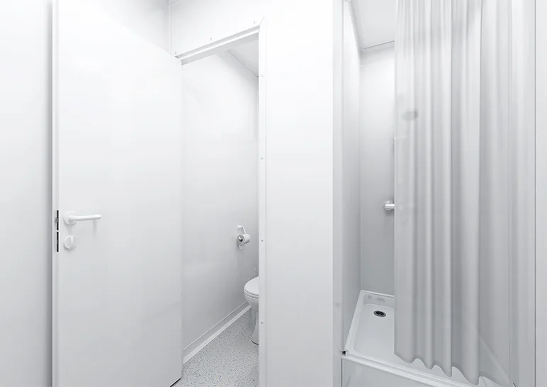Innenansicht Sanitärcontainer