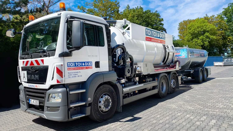 Entsorgungsfahrzeug Abwasser