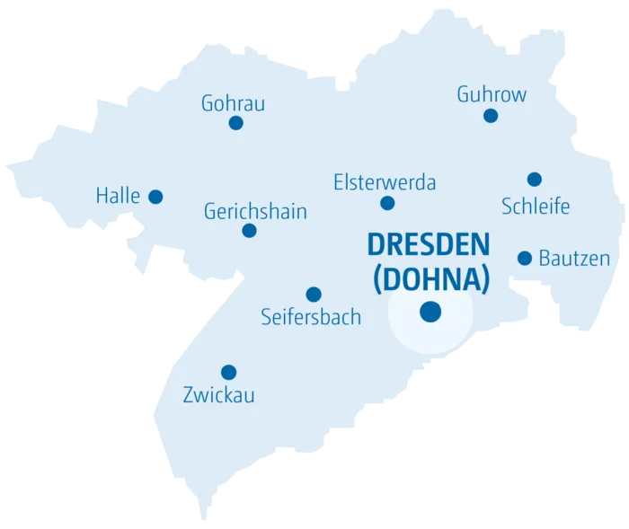 Unser Standort in Dohna (Dresden)