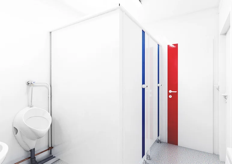 Innenansicht WC-Container