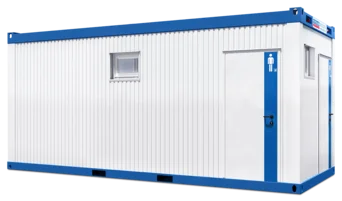 Außenansicht WC-Dusch-Container