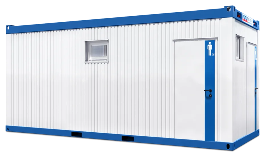 Außenansicht WC-Dusch-Container