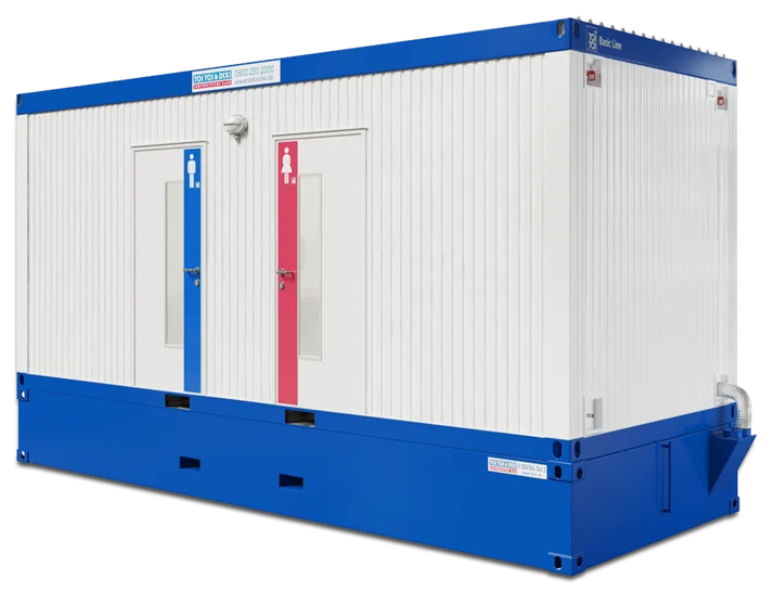 Sanitärcontainer mit Abwassertank