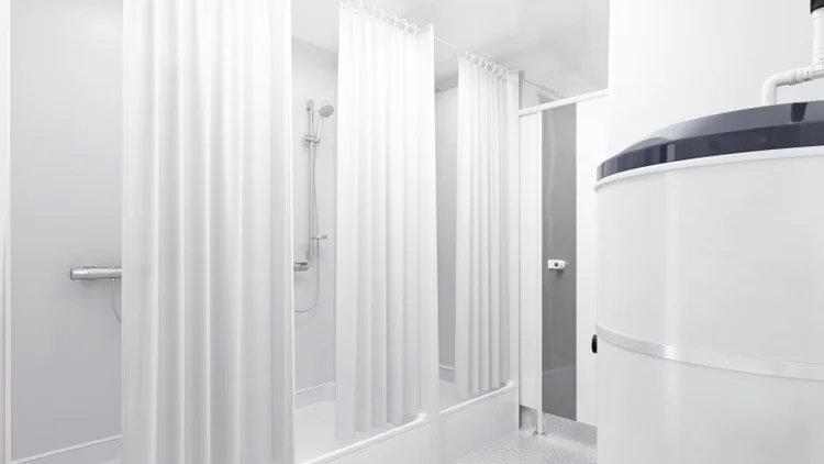 Container Dusche Innenansicht