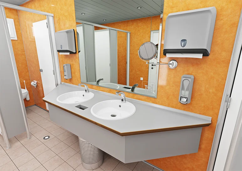 Innenansicht Premium-WC-Container
