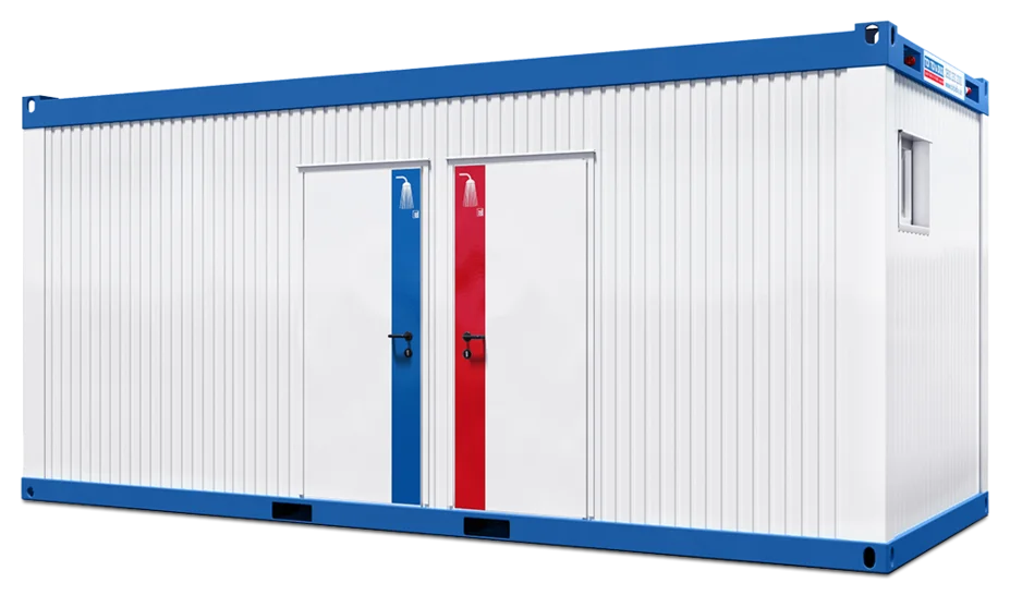 Außenansicht Dusch-Container