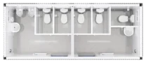 Grundriss WC-Container