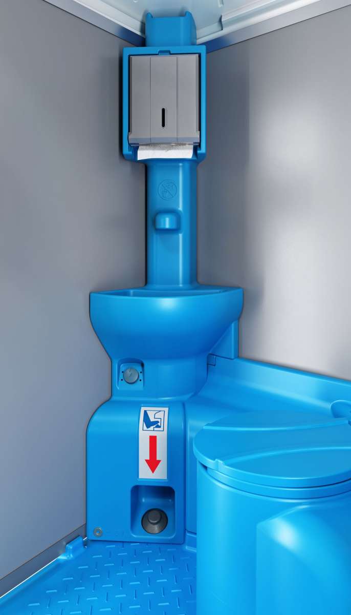 DIXI® Plus Wash the DIXI® toilet with a twist TOI TOI & DIXI