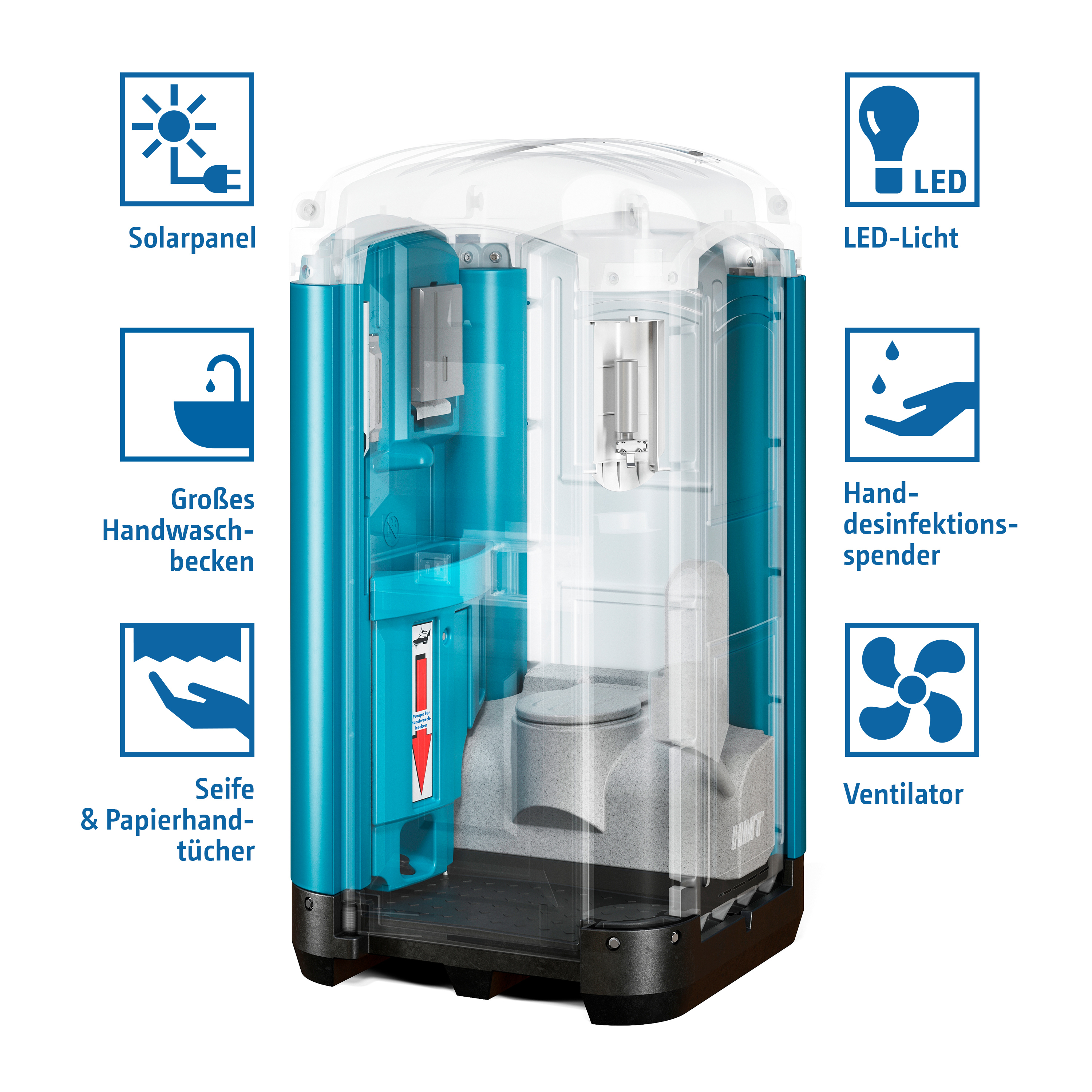 TOI® Water Up - the power package for more hygiene and comfort 
