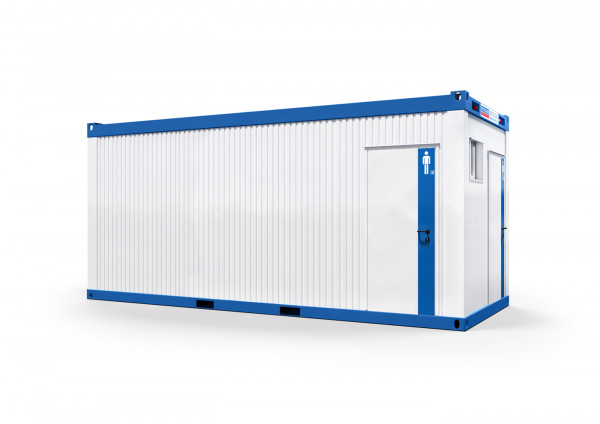 Dusch-Container mit 5 Duschen und Flur