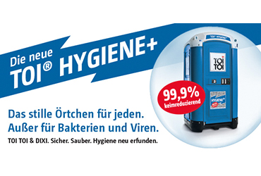 Die neue TOI® HYGIENE+