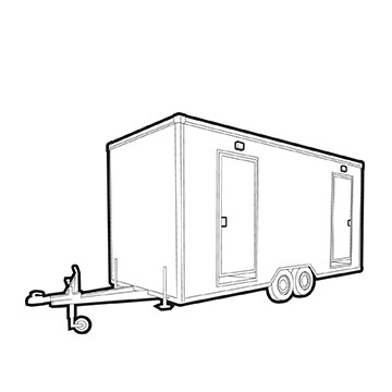 Sanitary trailers